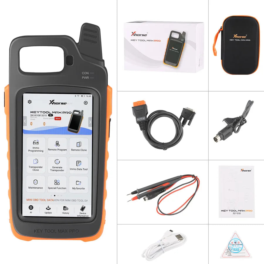 Xhorse VVDI Key Tool Max Pro With MINI OBD Tool Function Support Read Voltage and Leakage Current