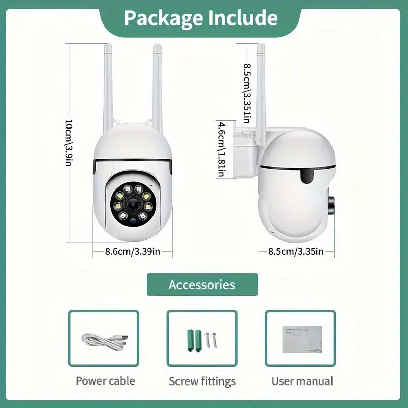 YI IOT APP 1080P HD Wireless Security WIFI Camera  AI Powered Human Tracking, Motion Detection Alarm Push, Video Monitoring