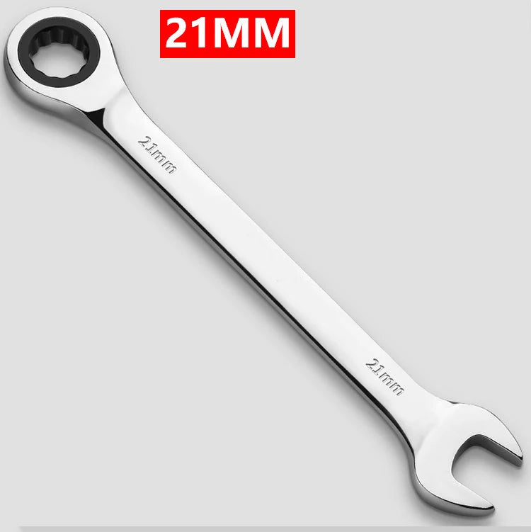 1 Piece  Ratchet Combination Wrench Spanner and Ring Gear Hand Tools Socket Torque Knife Nut Tools A Set of Key