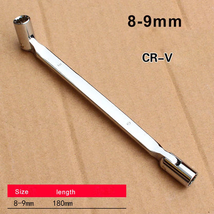 1pcs Metric Double end 12 point PT Swivel Head Flexible Socket Wrench Spanner CRV steel Tool