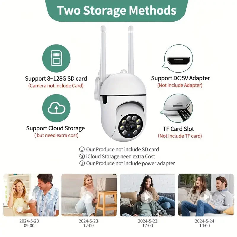 YI IOT APP 1080P HD Wireless Security WIFI Camera  AI Powered Human Tracking, Motion Detection Alarm Push, Video Monitoring