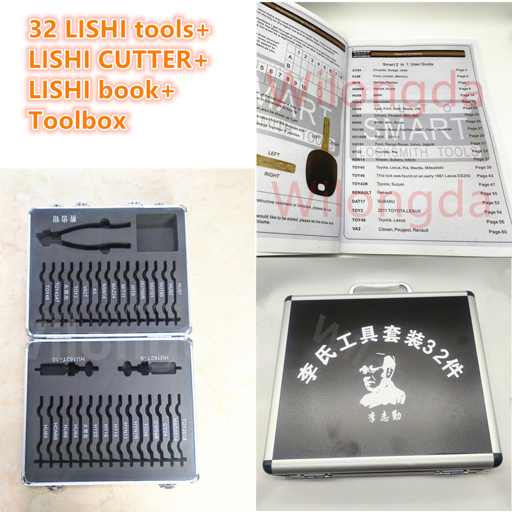 Ultimate Car Lock Repair Set - 32pcs 2-in-1 LiShi Tools + Free Lishi Cutter - Best Value!