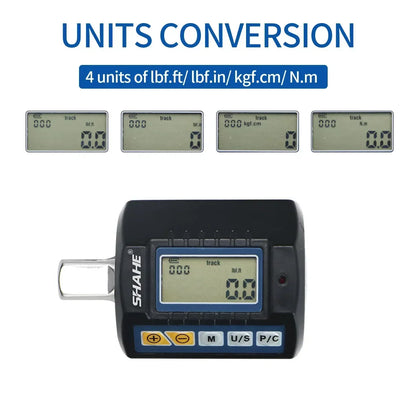 High Precision Mini Torque Adapter Square Drive 1/2''1/4'' 3/8'' Digital Torque Wrench Electronic Digital Torque Meter