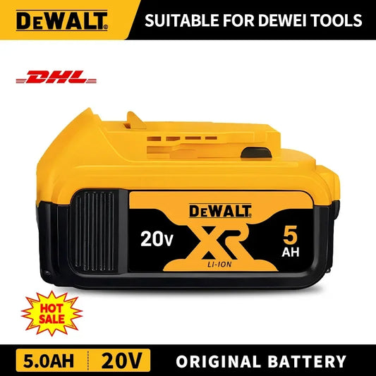 Batterie d'origine Dewalt, batterie pour outil électrique, DCB200MAX, DCB606, DCB205, DCB206, DCB209, DCB182, 20 V, 60 V, 5 000 mAh