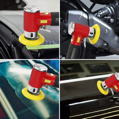 Random Orbit Air Sander Mini Pneumatic Grinding Machine For Car Polishing High Speed Air Powered Sanding Polisher Tools