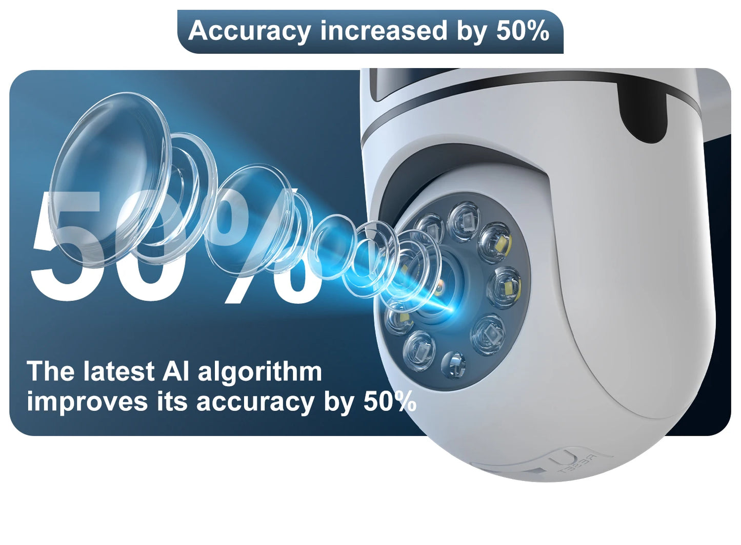 Caméra IP à double objectif 8MP Caméra de surveillance extérieure Wifi PTZ Double écran AI Suivi automatique Protection de sécurité Vidéo Étanche