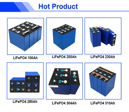 LifePo4 280Ah Grade A Batteries Poland Stock Battery 6000 Cycles Lifepo4 Battery 12V 48V Rechargable Battery For Solar