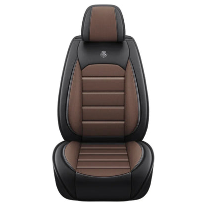 Full Set Car Seat Covers PU Leather Front&Rear Split Bench Protector Four Season Universal Fit Most Car SUV Car Accessories