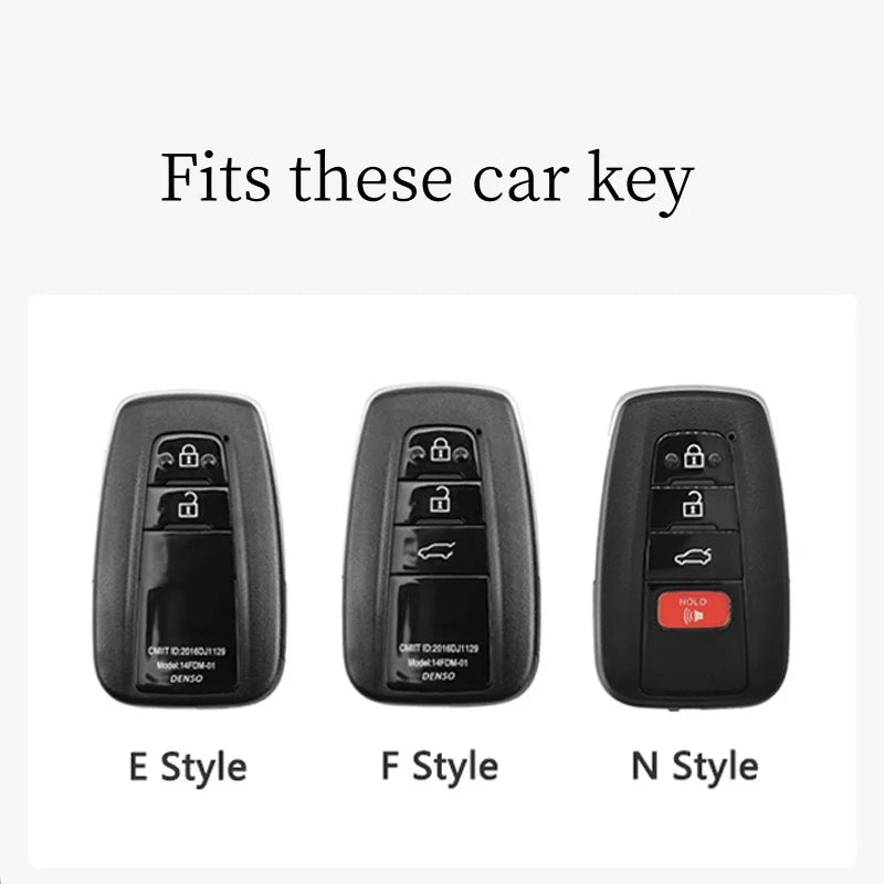 Racing Style Design Car Key Case Key Auto Accessory For Toyota CHR Prado 2017 2018 Prius Camry Corolla RAV4 2017 2018 2019 2020