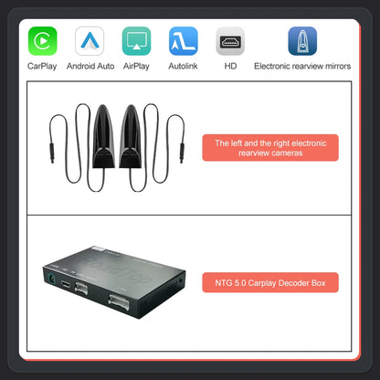 Wireless CarPlay Android Auto Decoder for Mercedes Benz GLC C-Class W205 2015-2018 with MirrorLink AirPlay Car Play Camera