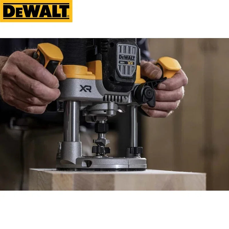 DEWALT DCW620 20V MAX XR 2-1/4 Peak HP Plunge Router Cordless Router ANTI-ROTATION Woodworking Router Dewalt Power Tools DCW620B