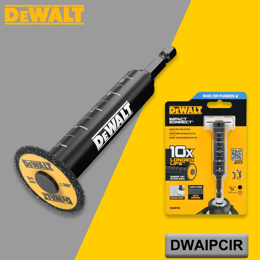 DEWALT Impact Connect Inside 34mm cu scară pentru accesorii pentru scule de tăiat tăietor țevi din PVC DWAIPCIR