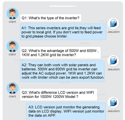 Grid Tie Micro 12V 24V 48V la AC 110V sau 220V 500W 600W MPPT Invertor conectat la rețea solară Putere de descărcare a bateriei reglabilă