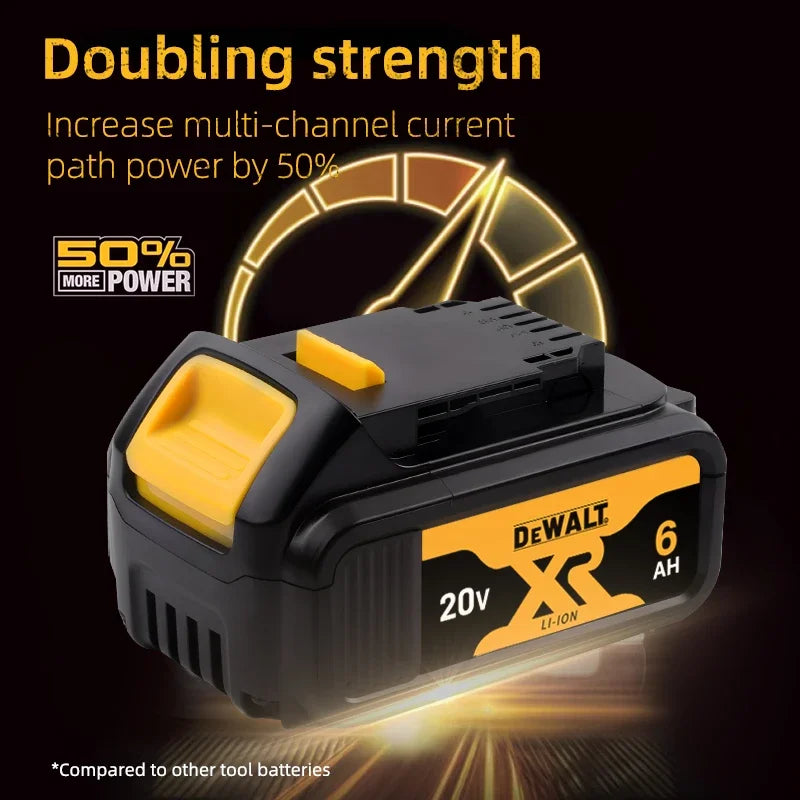 Batterie d'origine DEWALT 20V, 6AH, batterie lithium-ion rechargeable, DEWALT, DCB115, DCB118, charge rapide, batterie d'outils DEWALT,