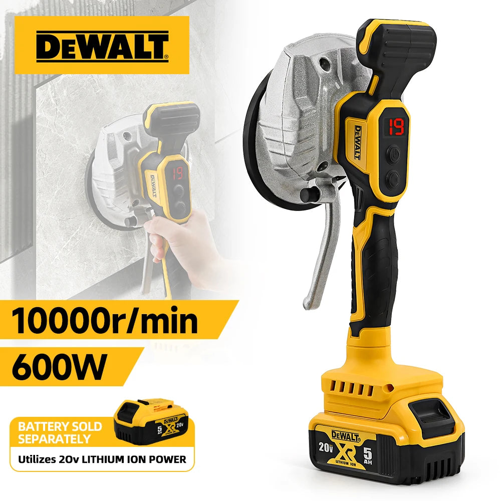 Dewalt Tile Tiling Machine Wall Floor Tile Laying Vibrating Tool 10000r/min 8 Speed Adjustable Tile Paving Device Power Tools