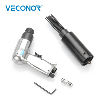 Veconor Air Pneumatic Multi-Needle Scaler Tool Pistol Grip Rust Removal Slag Corrosion Remover Deburrs Professional Power Tools