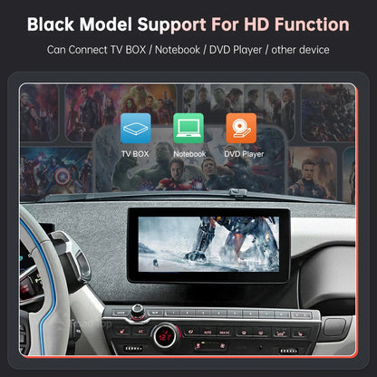 Wireless CarPlay pentru sistemul BMW i3 I01 NBT EVO 2013-2020 cu Android Auto Mirror Link AirPlay Car Play Cameră spate BT GPS