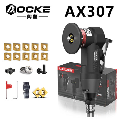 AOCKE AX307 Instrument pneumatic de teșire Mini polizor cu aer Debavurat Teșit Mașină de tăiat pentru repararea metalelor 30000RPM