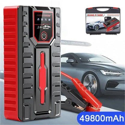 49800mAh Portable Car jump Starter Power Bank Car Battery Booster charging start service for 6.0L gasinine Vehicle gold 4.0L