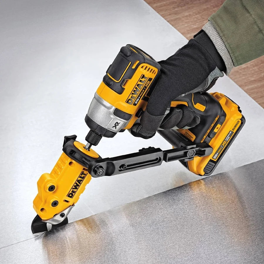 Foarfece DEWALT gata de impact 18GA Atașament pentru forfecare 1/4" Foarfece metalice cu tijă hexagonală DASHRIR-A9