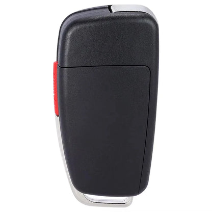 81A 837 220J FCCID: NBGFS12P71 Keyless Go Flip Remote Key Fob 3+1B ASK 315MHz MQB48 Chip for Audi A3 2013-2017 81A837220J