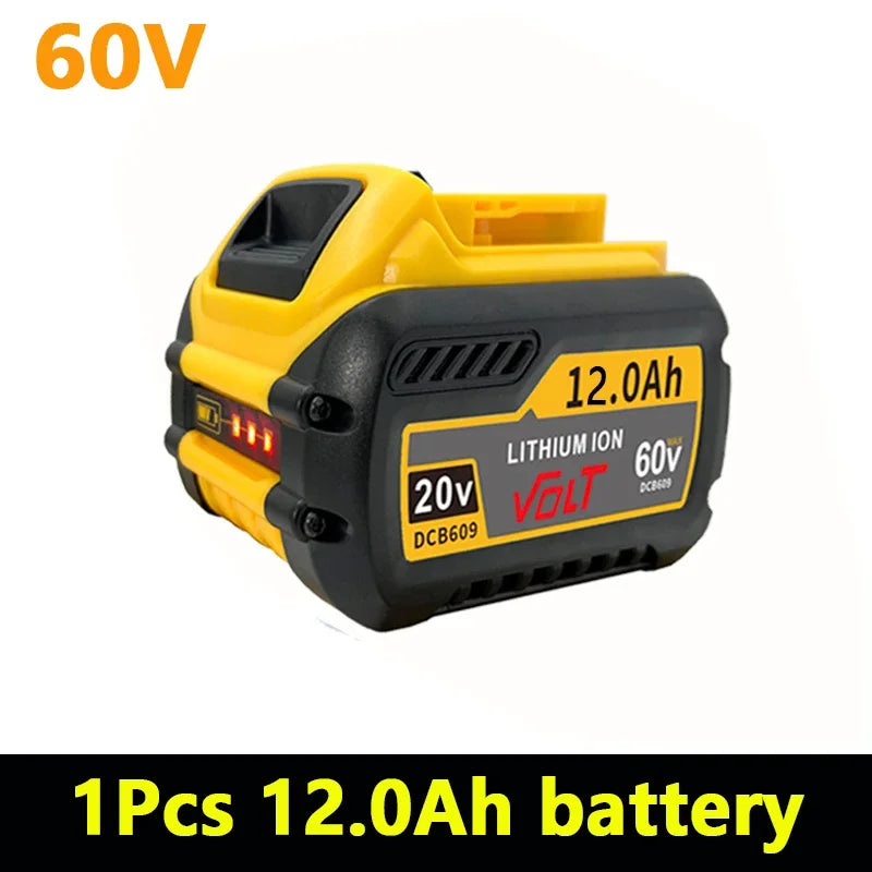 DCB209 MAX Flex volt. Pentru baterie originală Dewalt DCB606 DCB205 DCB206 DCB209 DCB182 Baterie pentru scule electrice 20V/60V Baterie 18000mAh