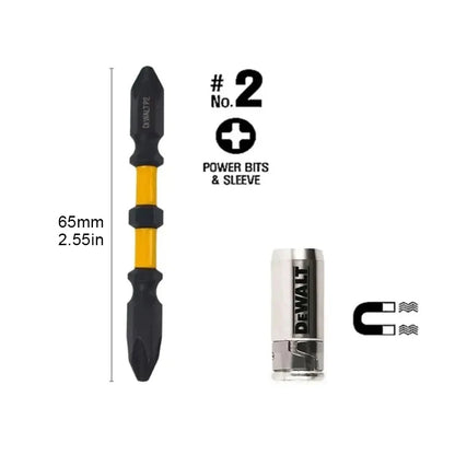 Set de găurit cu impact DEWALT DWA2SD65 cu magnetizator/demagnetizator PH2x65mm Biți de șurub Set de găurit Dewalt PH2 Accesorii pentru scule electrice