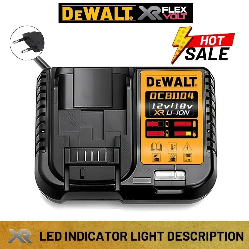 Batterie d'origine DEWALT 20V, 6AH, batterie lithium-ion rechargeable, DEWALT, DCB115, DCB118, charge rapide, batterie d'outils DEWALT,