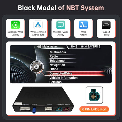 Wireless CarPlay pentru BMW CIC,NBT,sistem EVO X3 F25 G01 X4 F26 2011-2020 cu Android Mirror Link AirPlay Car Play Funcție