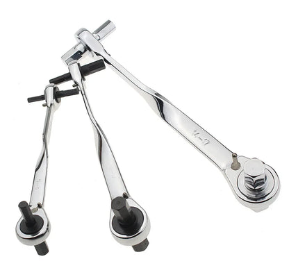 Multi Tool Double End Wrench 1PC High Quality CR-V Ratchet Allen Wrench Ratchet Wrench Key Hex Metric 4-17mm