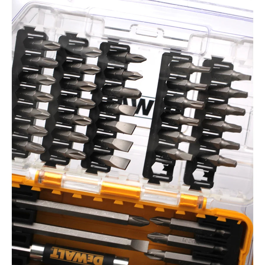 DEWALT Set de 45 bucăți de șurubelniță cu priză și cablu prelungitor Accesorii pentru scule electrice DW2166