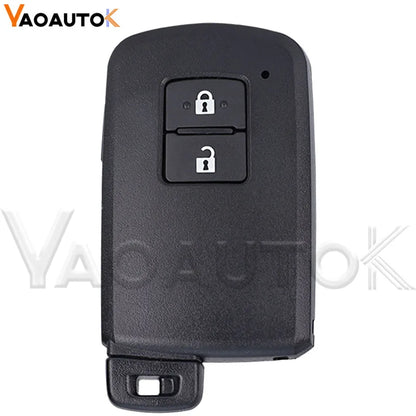 Auto Smart Remote Car Key For Toyota Yaris Auris 2 Buttons BA7EQ P1 88 DST-AES Chip 433MHz Remote Key 89904-0D130 Keyless Start