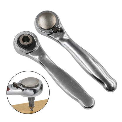 Ratchet Socket Wrench 72 Teeth Mini Hex Bit Driver Screwdriver Handle Quick Release Wrench Spanner