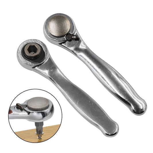 Ratchet Socket Wrench 72 Teeth Mini Hex Bit Driver Screwdriver Handle Quick Release Wrench Spanner