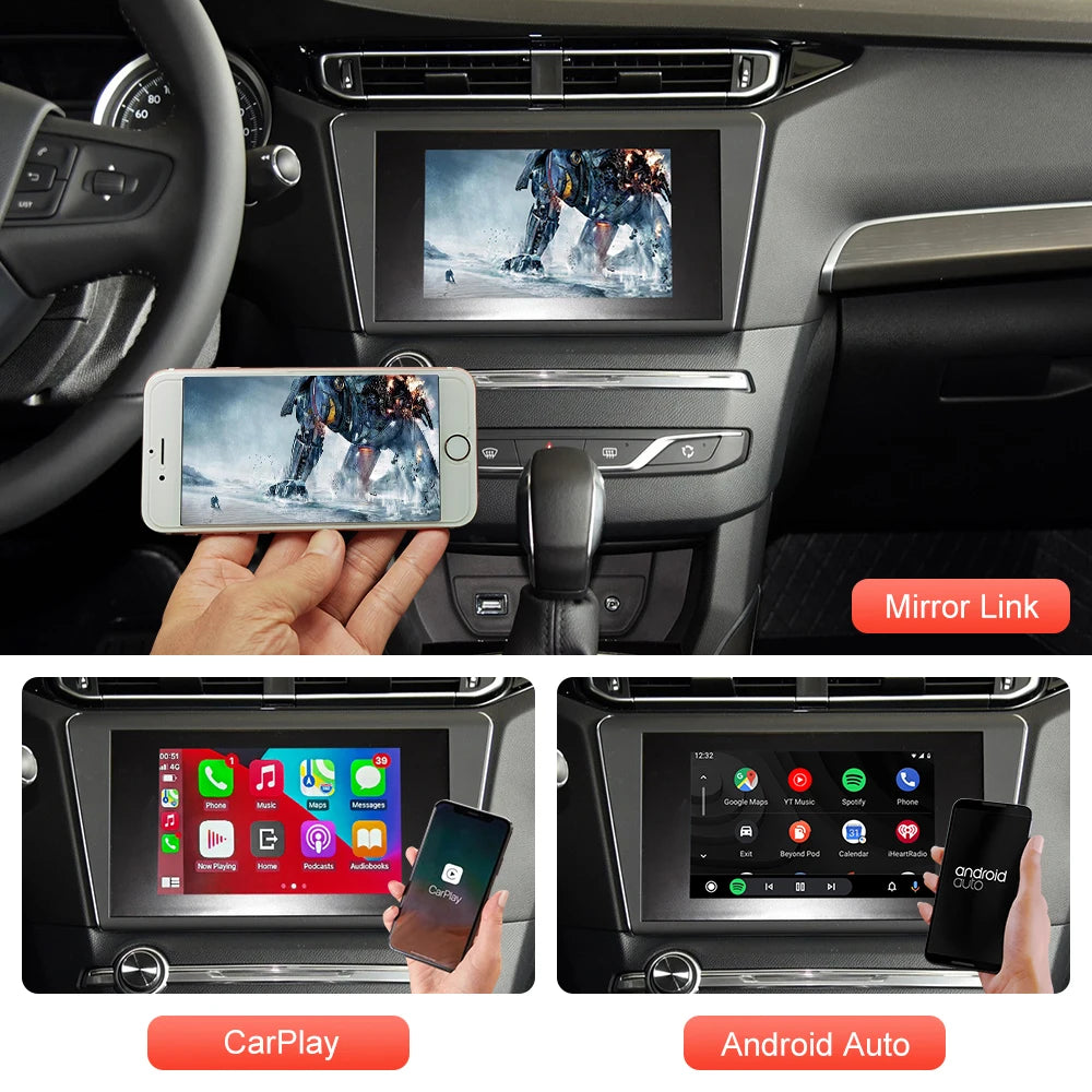 Wireless CarPlay for Peugeot 408 508 2008 2014 2015 2016 7" screen Android Auto accessory Mirror Link AirPlay Car Play Function