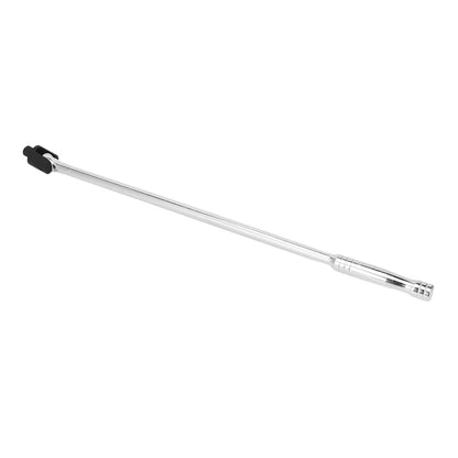 Breaker Bar Socket Driver with Spring-Loaded Ball Bearing, Socket Wrench Hand, 180 Degree Flex Head, 24 ", 1/2", 1 Pc