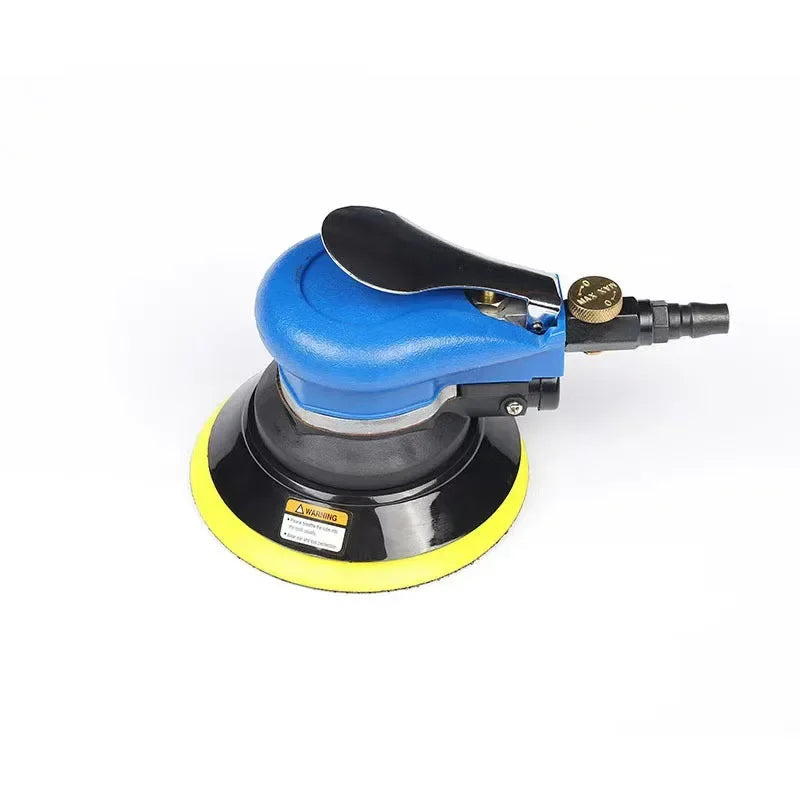 5 Inch 10000RPM Self-vacuuming Pneumatics Sander Machine with Air Tube and Sanding Pad for Polishing and Sanding Profession