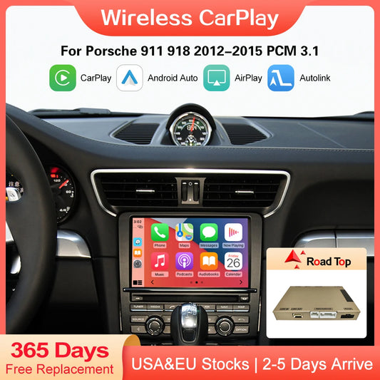 Wireless CarPlay pentru Porsche 911/918 PCM 3.1 7" Android Auto Accesoriu Mirror Link AirPlay Car Play Funcție