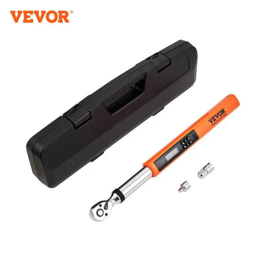 VEVOR 3/8" 1/2" Digital Torque Wrench Drive Electronic Torque Wrench Torque Wrench Kit 3.7-37/25-250ft.lb Torque Accurate Range