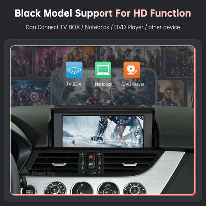 RoadTop Wireless CarPlay Android Auto pentru BMW Z4 E89 2009-2018 CIC EVO System, cu funcții Airplay Mirror Link Car Play