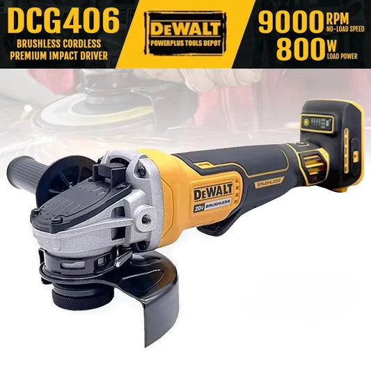 Dewalt DCG406 125MM Polizor unghiular fără perii 9000RPM Mașină de tăiat fără fir Mașină de lustruit cu impact 20V Unealtă electrică reîncărcabilă