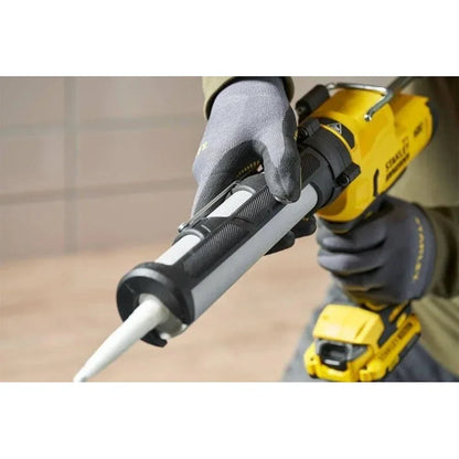 STANLEY SFMCE600B 18V FATMAX Cordless Lithium Electric Glue Gun 6 Speed Caulk Gun Doors and Windows Mounting (Tool Only)