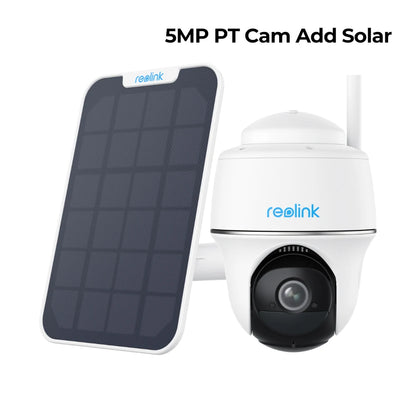 Caméra de sécurité panoramique et inclinable sans fil Reolink 4K 8MP Caméra IP WiFi extérieure alimentée par énergie solaire/batterie 5MP Caméras de surveillance PT 3MP