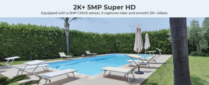 Caméra de sécurité panoramique et inclinable sans fil Reolink 4K 8MP Caméra IP WiFi extérieure alimentée par énergie solaire/batterie 5MP Caméras de surveillance PT 3MP