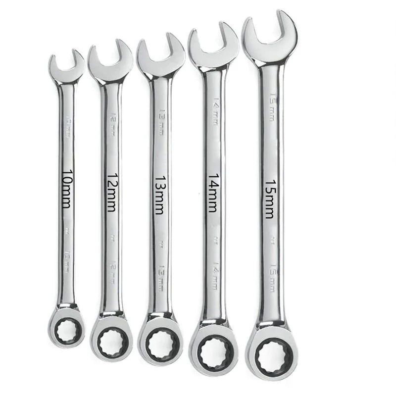 Ratchet Metric Wrenches Torque Universal Spanners for Car Repair Hand Tools