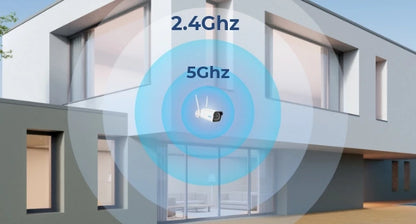 Cameră de securitate Reolink 4K Detectare inteligentă 8MP Wi-Fi 6 Camere de supraveghere tehnică Onvif 2.4G/5Ghz Cameră IP de exterior fără fir de 5MP