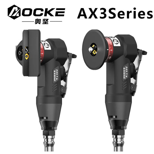 AOCKE AX3 Series Pneumatic Chamfering Gun Chamfering Tool Air Mini Grinder Deburring Beveling Trimming Machine For Metal Repair