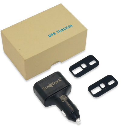 SinoTrack Type C et USB Allume-cigare GPS Tracker ST-909 Chargeur de téléphone de voiture avec application de suivi en ligne gratuite