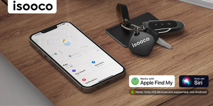 1/2/3/4pcs isooco Mini localizator GPS Portofel anti-pierdere Breloc Smart Tag Bluetooth Tracker Căutare chei de mașină Utilizați Găsește-mi (doar IOS)