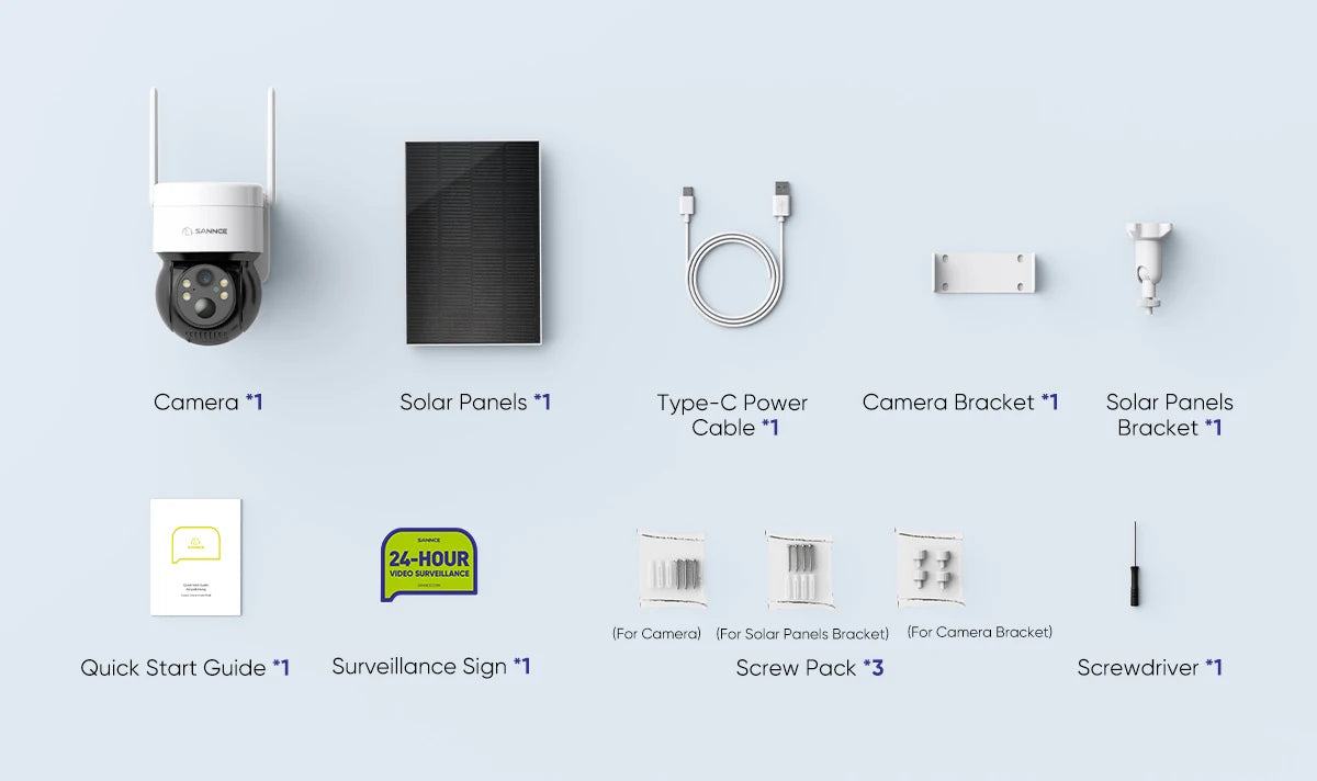 Caméra de surveillance vidéo WiFi Annke 4MP Audio bidirectionnel Batterie rechargeable 18650 avec panneau solaire Stockage extérieur 128G